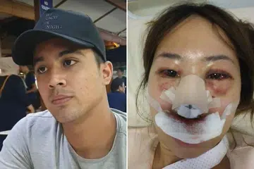 DAPAT PERHATIAN: Kisah Aliff Aziz (kiri), ditahan dan bertengkar di Orchard Road dan laporan mengenai kes doktor yang menyerang bekas temanitanya (kanan) kerana enggan mengadakan hubungan seks dikongsi ramai pembaca di Facebook. - Foto FACEBOOK, fail