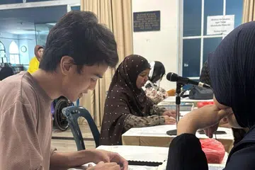  Muhammad Firdhaus Ja’afar, Al-Quran Braille,  Persatuan Belia Bedok, Insan Kurang Upaya (BYSD)