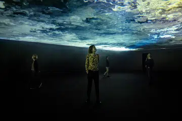 ‘Symbiotic seeing’ (2020) merupakan sebahagian daripada pameran ‘Olafur Eliasson: Your curious journey’. Ia pameran solo besar pertama di Asia Tenggara yang didedikasikan kepada karya artis Iceland-Denmark, Olafur Eliasson. Pameran itu menampilkan pelbagai karya seni yang menggunakan media berbeza untuk menyentuh tema utama daripada tiga dekad amalannya – perwujudan, pengalaman, persepsi, serta kepentingan tindakan iklim dan perspektif ‘lebih-daripada-manusia’. Pameran diadakan dari 10 Mei hingga 22 September di Galeri 1, Galeri 3, The Engine Room, Muzium Seni Singapura (SAM) di Tanjong Pagar Distripark.