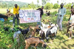 KORBAN DI LUAR NEGARA: Kian banyak penyedia khidmat korban yang menjalankan ibadah korban di luar negara, antara termasuk di Uganda seperti yang dikendalikan syarikat QurbanNow SG
