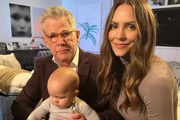 CABARAN BARU: David Foster (kiri) kadangkala rasa tertekan dek amanah baru sebagai bapa pada bayi hasil perkongsian hidup dengan penyanyi, Katharine McPhee.