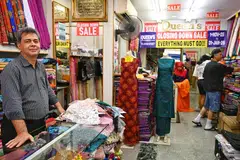 Singapura, Kampong Gelam, perniagaan, business, Queen’s Fabric