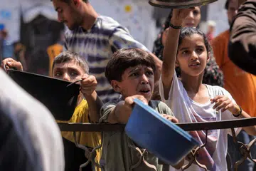 gaza, bantuan makanan