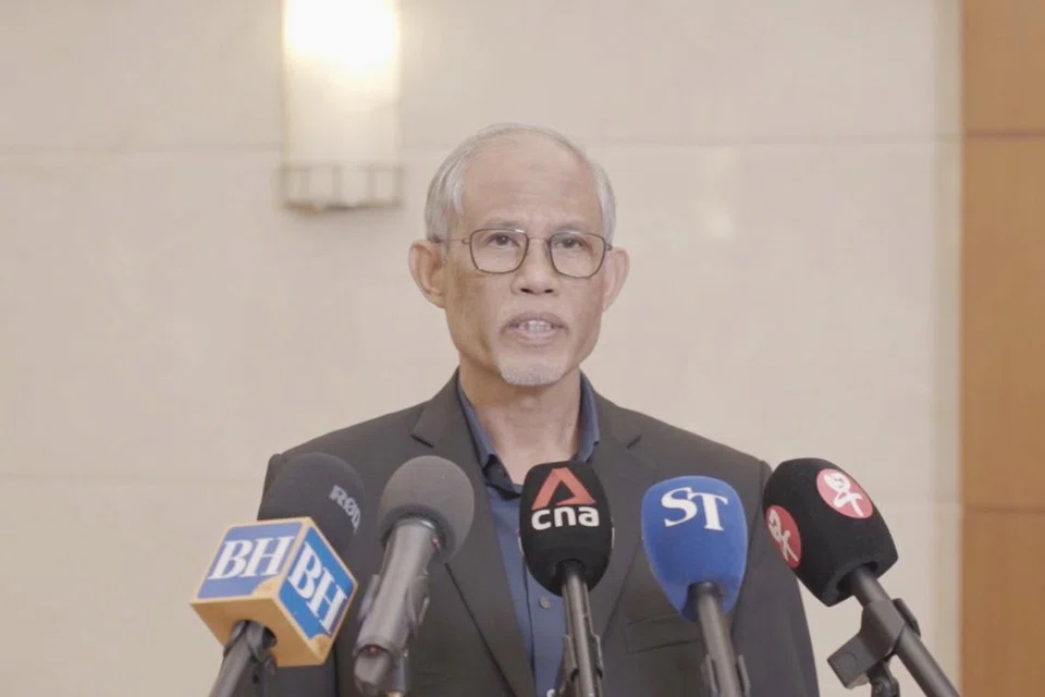 Menteri Bertanggungjawab bagi Ehwal Masyarakat Islam, Encik Masagos Zulkifli Masagos Mohamad menyampaikan kenyataan di pejabat Kementerian Ehwal Luar (MFA) pada 16 Januari. 