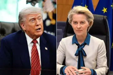 Dr Ursula von der Leyen, donald trump