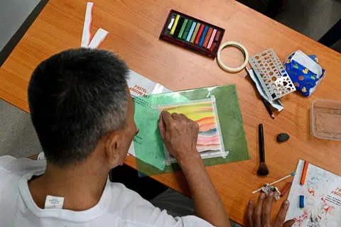 Dalam tempoh lapan minggu apabila banduan berada dalam Hab Integrasi Semula di Institusi S2 Kompleks Selarang Park, mereka berpeluang meluahkan kreativiti mereka antaranya dalam seni Nagomi, satu trend seni dari Jepun, bersama dengan sukarelawan daripada Artpeace.