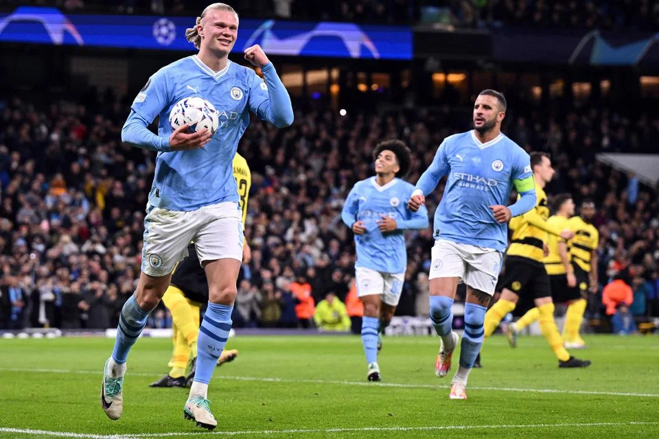 SASAR AKSI DI PADANG: Penyerang sensasi, Manchester City, Erling Haaland, pastinya mahu beraksi bagi meneruskan sentuhan berbisanya apabila City menerima kunjungan Liverpool.
