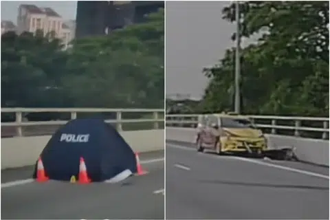 Seorang penunggang motosikal berusia 71 tahun meninggal dunia selepas kenderaannya bertembung dengan sebuah teksi di laluan menghala ke utara Ekspreswe Central (CTE), pada awal 29 April. 
