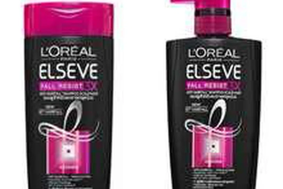Syampu L’Oréal Paris Elseve Fall Resist 3X Anti-Hair Fall Shampoo.