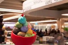 aiskrim, gelato,  Swensen’s Unlimited Supper, lapangan terbang changi  