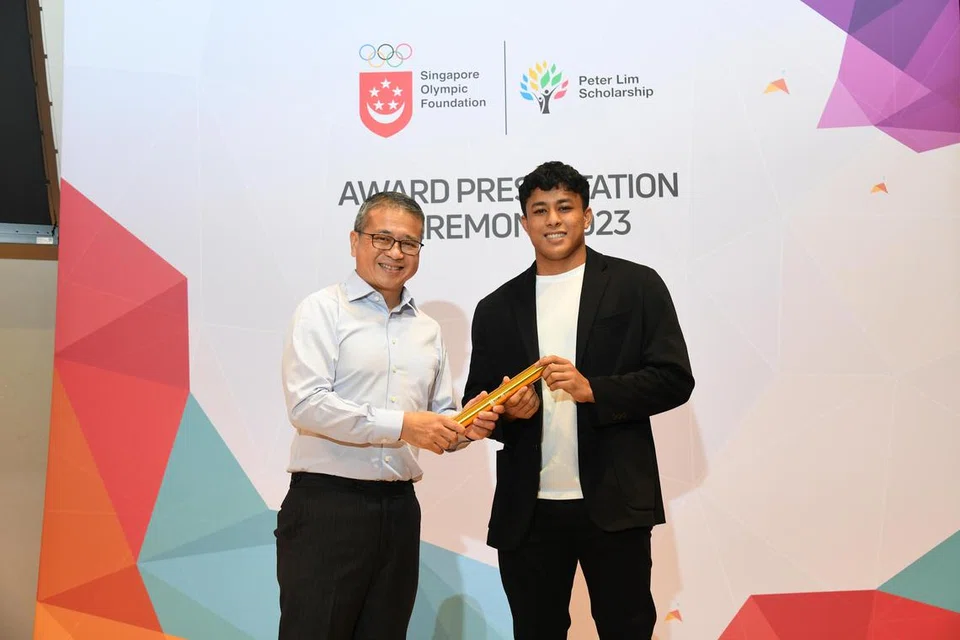 SUMBER INSPIRASI: Aryan Azman yang merupakan seorang penerima biasiswa SOF-Peter Lim.