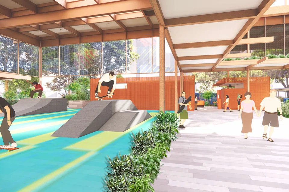 Entre las sugerencias para mejorar el jardín de caída en el cinturón de Somerset se encuentran tonos y servicios como baños, cajones de almacenamiento y máquinas. También hay sugerencias para agregar pistas especiales a las bicicletas BMX.