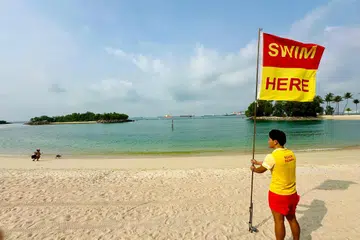 Pantai Tanjong di Sentosa, yang paling terjejas akibat tumpahan minyak pada Jun, dibuka semula selepas pemantauan berkala menunjukkan mutu air di situ telah kembali ke paras normal dan stabil. 