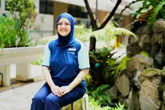  Fahria Rahman, Hospital St Luke’s, ahli fisioterapi