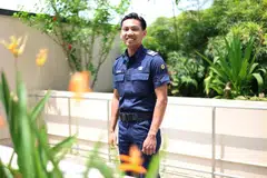 bomba sukarelawan, Pasukan Pertahanan Awam Singapura, menyelamat kebakaran
