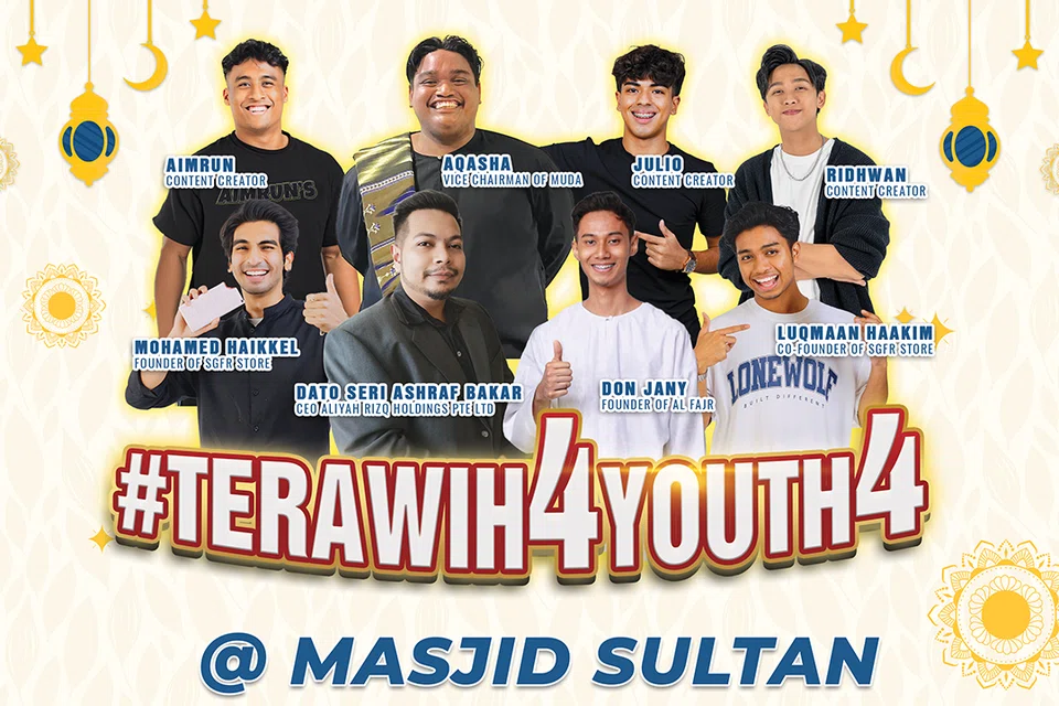 SGFR membawa Terawih4Youth kali ke-4 ini di Masjid Sultan dengan barisan pempengaruh media sosial serta pelakon popular seperti Datuk Adi Putra bagi memeriahkan lagi acara.
