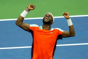 SEPARUH AKHIR: Frances Tiafoe melangkah ke separuh akhir Grand Slam buat julung-julung kali. - Foto EPA-EFE