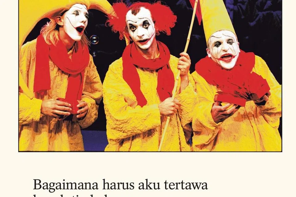 Puisi pendek berjudul Komedi tulisan Herman Rothman.