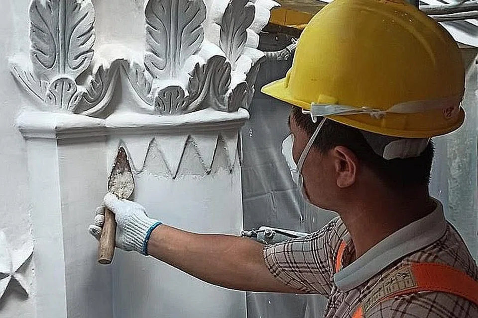 MASIH DIBAIK PULIH: Kerja pengubahsuaian Masjid Gafoor dijangka selesai akhir tahun ini. - Foto MASJID ABDUL GAFOOR