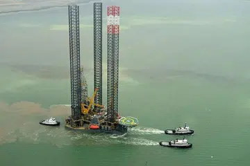 PELUANG DALAM PASARAN MINYAK DAN GAS: Pelantar bicu Keppel Offshore & Marine. - Foto KEPPEL CORPORATION