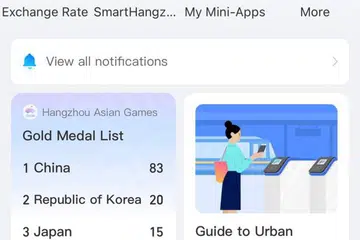 CANGGIH: Aplikasi Alipay menyediakan pelbagai khidmat digital di bawah satu bumbung.