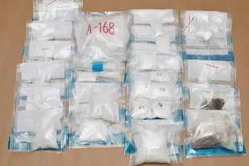 Pelbagai jenis dadah, termasuk kira-kira 1.7 kilogram ‘ice’, ditemui dalam sebuah unit yang diserbu Biro Narkotik Pusat (CNB).
