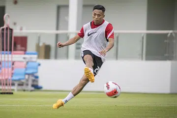 DAMBA PIALA AFF: Antara empat penyerang skuad Singapura, Shawal ingin meneruskan prestasi hebat dan julang Piala AFF 2022. - Foto PERSATUAN BOLA SEPAK SINGAPURA (FAS)