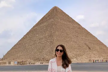 Gwen Ho, Piramid Giza, Mesir 