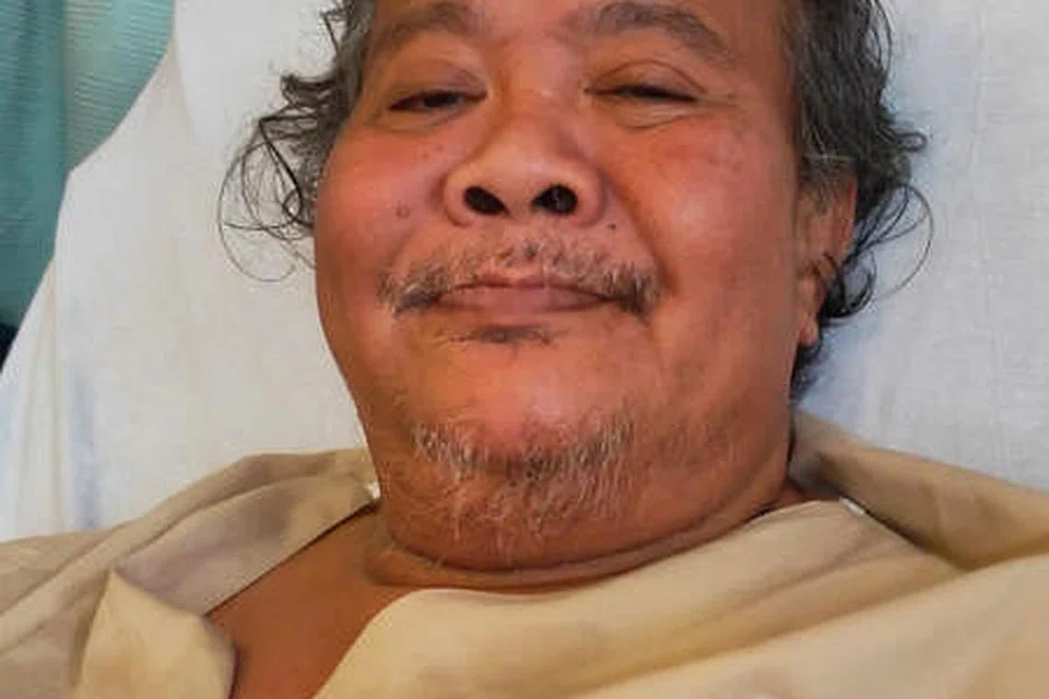 Alias Kadir kini telah kehilangan kedua-dua belah kakinya. - Foto ihsan Jumaat Azhar