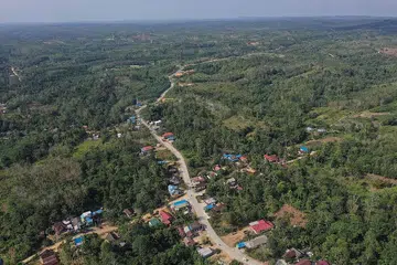 IBU KOTA BARU?: Inilah gambaran wilayah Sepaku, Penajam Paser Utara, yang diuar-uarkan bakal menjadi ibu kota Indonesia yang baru. - Foto REUTERS