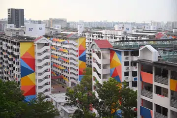 Kawasan perumahan MacPherson di Singapura. 