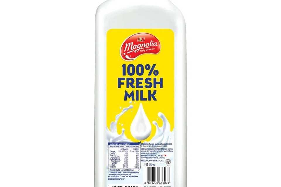 Susu segar 100 peratus F&N Magnolia