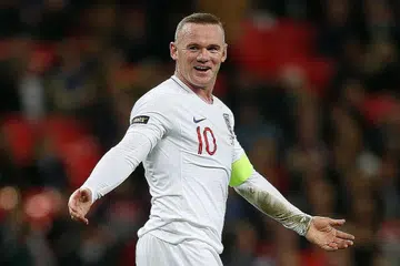 SELAMAT TINGGAL: Rooney bersara daripada pasukan England pada Ogos 2017, tetapi FA England mengambil keputusan untuk mengubah perlawanan England lawan Amerika Syarikat di Stadium Wembley malam kelmarin kepada perlawanan penghargaan untuk pemain kelahiran Liverpool itu. - Foto AFP