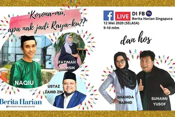 Temuramah BH dengan artis, usahawan di FB malam ini tentang 'mood' Raya