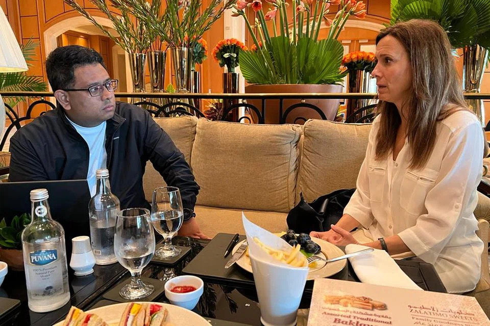 TEMU RAMAH KHAS: Wakil dari Agensi Bantuan dan Kerja Menyelamat Pertubuhan Bangsa-Bangsa Bersatu (UNRWA) bagi pelarian Palestin, Cik Nicole Hashem, berkongsi bersama wartawan BH tentang situasi terkini di Gaza dan Sempadan Rafah semasa ditemu ramah di Kahirah, Mesir.
