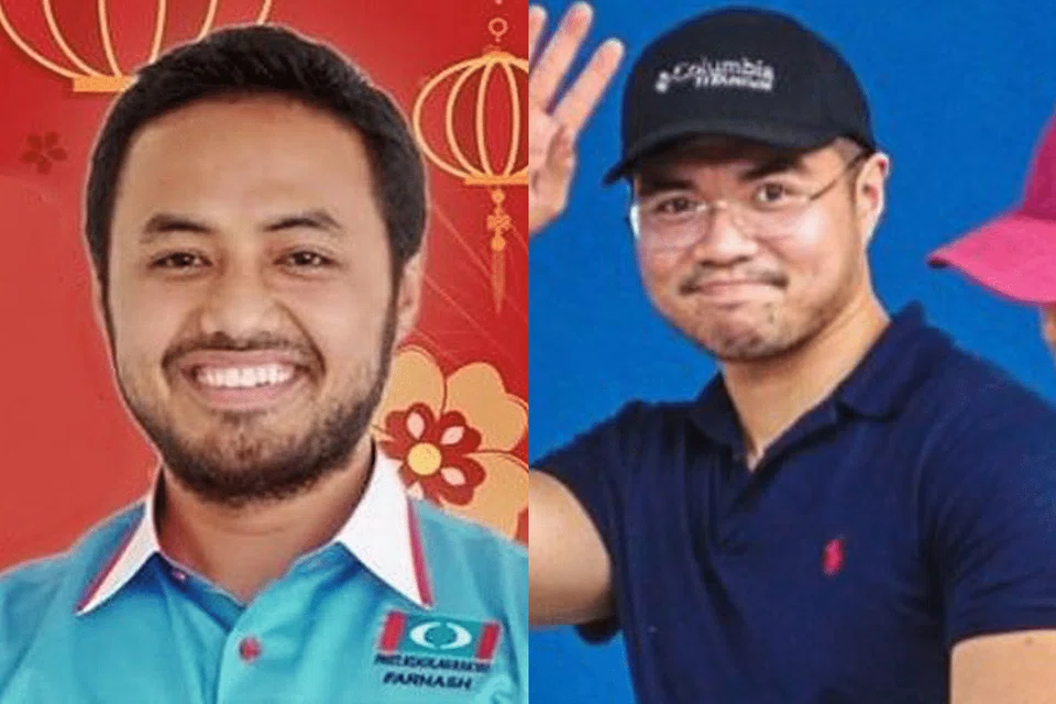 VIDEO SEKS SEJENIS: Ketua negeri Perak PKR Farhash Wafa Salvador Rizal Mubarak (kiri) dan bekas ketua pemuda PKR Haziq Abdullah Abdul Aziz antara individu yang ditangkap berhubung video seks sejenis yang didakwa membabitkan Menteri Hal Ehwal Ekonomi Mohamed Azmin Ali.