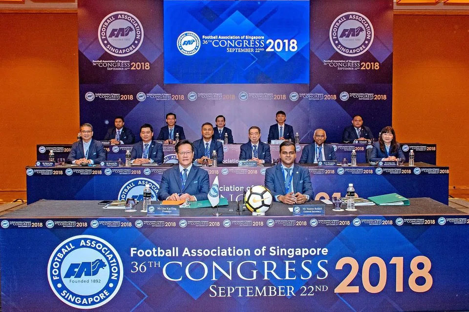 SKIM BAKAT ASING: Antara perkara yang dibincangkan semasa Kongres Tahunan Majlis FAS pada 22 September 2018 termasuk mengembalikan Skim Bakat Asing (FTS) bagi membantu membangunkan semula bola sepak Singapura.