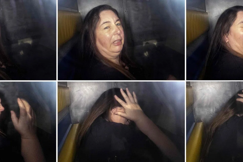 TOPSHOT – (GABUNGAN) Gambar gabungan yang dihasilkan pada 12 Jun 2025 ini menunjukkan Erin Patterson tiba di belakang kenderaan pengangkutan penjara di Mahkamah Majistret Latrobe Valley di Morwell, Australia, pada 12 Mei 2025. Seorang wanita Australia didapati bersalah membunuh ibu bapa dan ibu saudara suaminya dengan mencampurkan cendawan beracun dalam hidangan beef Wellington yang disediakan untuk makan tengah hari. Keputusan juri diumumkan pada 7 Julai di penghujung satu perbicaraan yang menarik perhatian seluruh dunia. Erin Patterson, seorang tukang masak amatur yang gemar memasak di rumah, telah mengadakan jamuan kecil pada Julai 2023 yang bermula dengan gurauan mesra dan doa tulus — namun berakhir dengan kematian tiga tetamu.