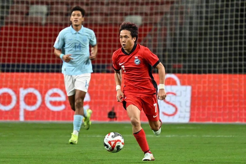 Pemain midfield Singapura, Kyoga Nakamura, menantikan peluang beraksi buat pertama kali menentang Malaysia.