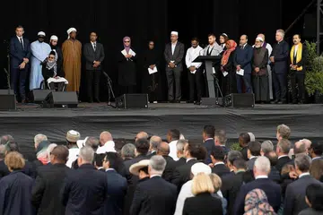 PERINGATAN SERANGAN CHRISTCHURCH: Nama individu yang terkorban dibacakan semasa upacara peringatan negara New Zealand.