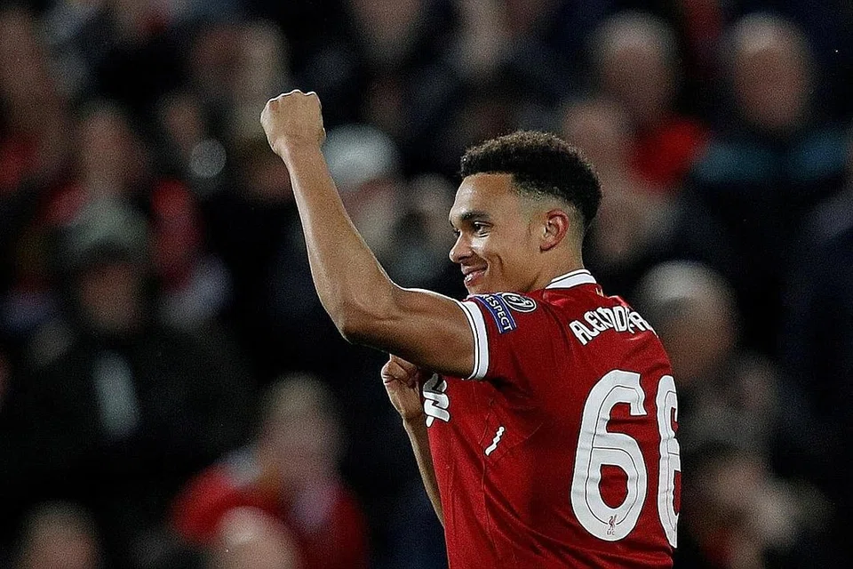 MUSIM CEMERLANG: Trent Alexander-Arnold menunjukkan prestasi cemerlang termasuk semasa beraksi dalam Liga Juara-Juara musim ini. - Foto AFP