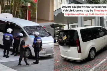 Kenderaan berdaftar asing yang digunakan oleh pemandu-pemandu tersebut telah disita.