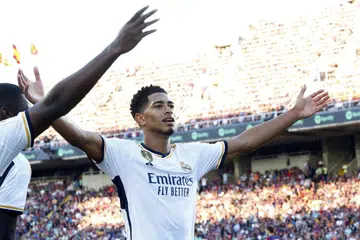 TERUS MENYERLAH: Pada usia 20 tahun, Jude Bellingham, kini seolah-olah menjaringkan gol hampir setiap minggu buat pasukan gergasi, Real Madrid.