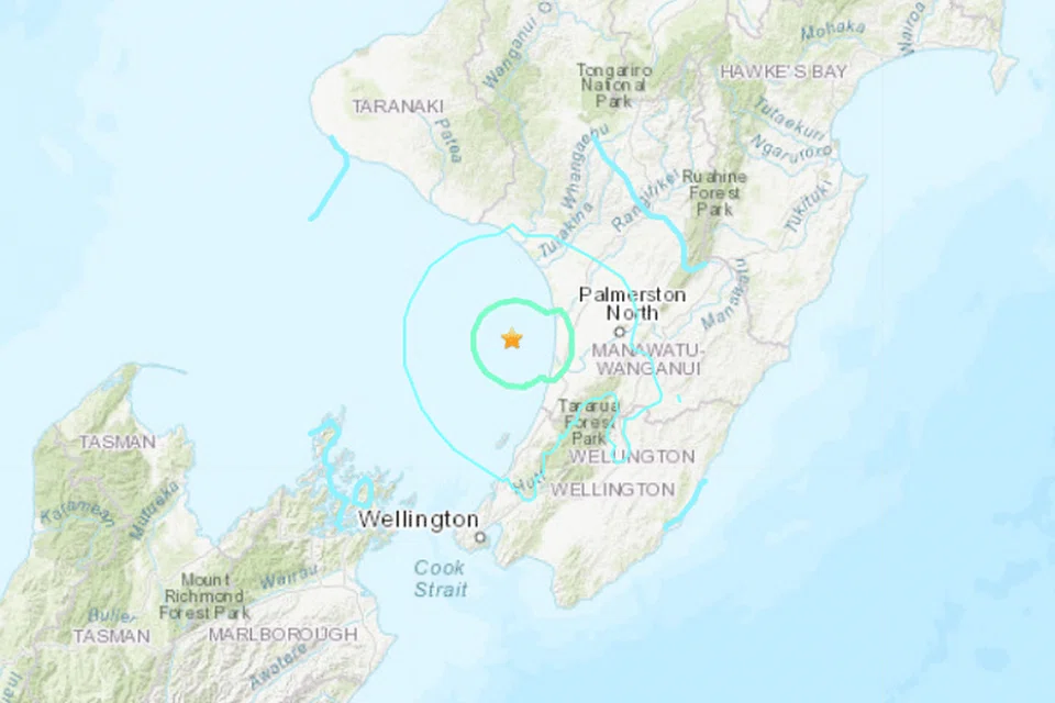GEMPA BUMI: Pihak berkuasa berkata, tiada kerosakan yang dilaporkan serta merta. - FOTO: US GEOLOGICAL SURVEY