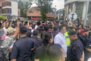 PERHIMPUNAN: Foto fail satu perhimpunan yang diadakan di Kuala Lumpur. 