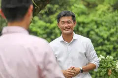 MAHU PERJUANGKAN MOBILITI SOSIAL: Encik Desmond Tan yang mempunyai sejarah kerjaya cemerlang dalam SAF dan Persatuan Rakyat mahu membantu kanak-kanak mengecapi kejayaan. - Foto PAP