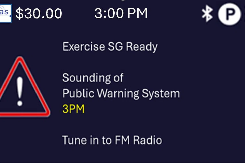 Pasukan Pertahanan Awam Singapura (SCDF), ‘Mesej Penting’ melalui Sistem Amaran Awam (PWS), 1 Februari, Latihan SG Ready 2026