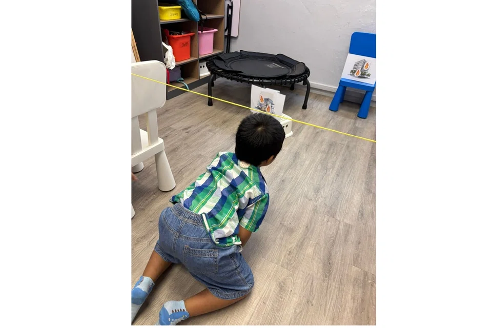 Seorang kanak-kanak mengikuti program di Healis Autism Centre.