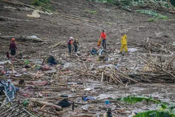 Indonesia, tanah runtuh, landslide, Jawa Barat, West Java
