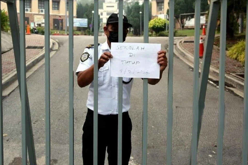 Sebuah sekolah di Putrajaya yang ditutup berikutan keadaan jerebu yang semakin buruk pada 9 Oktober.